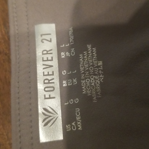 Forever 21 Grey Flare Leg Yoga Pants - Picture 2 of 6